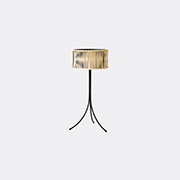 Audo Copenhagen 'umanoff Planter', Large -  Vases Black / Rattan Uni