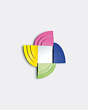 Glas Italia 'dioniso 5' Mirror -  Mirrors And Clocks Multicolour Uni