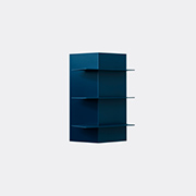 Atelier Ferraro 'folded' Shelving System, Green-blue -  Room Organising Green Blue Uni