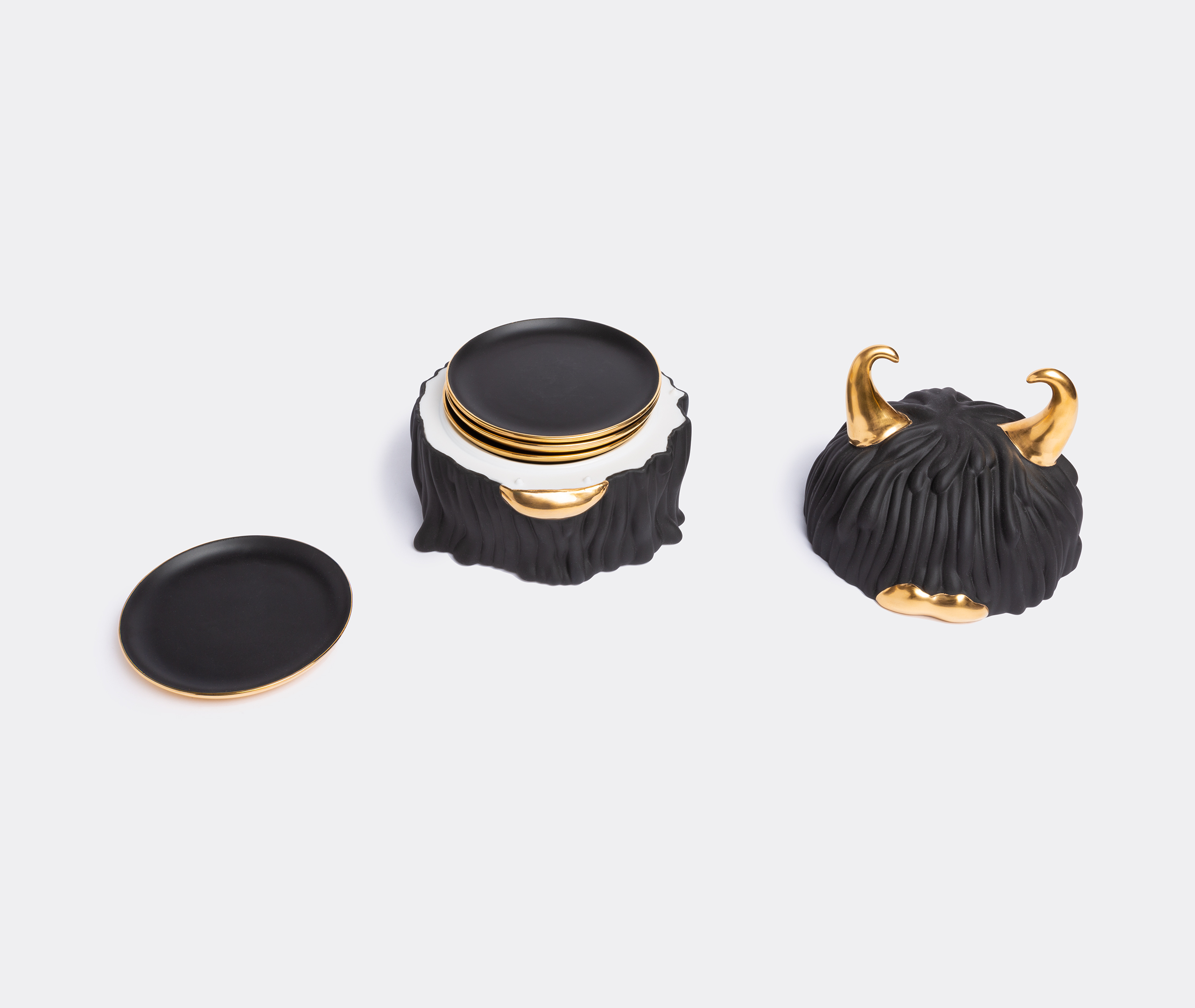 L'objet Tableware Black Uni In Black