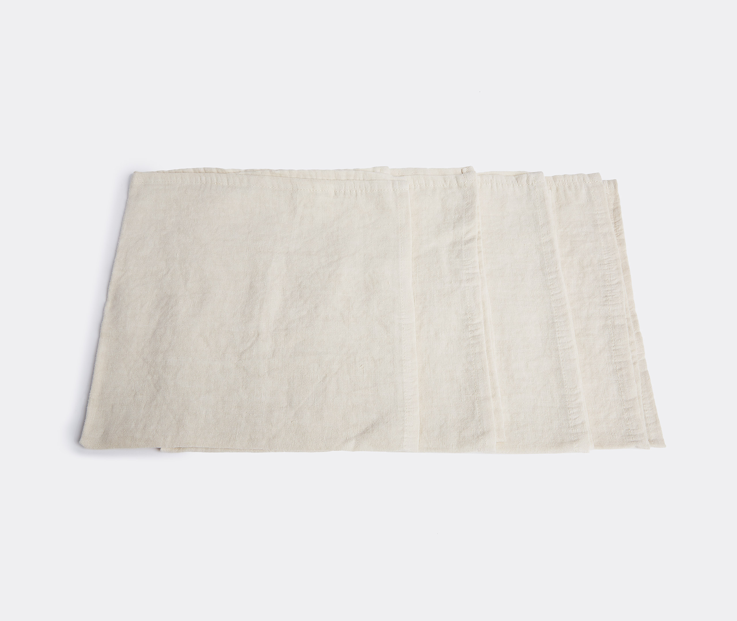 Once Milano Table Linens Cream Uni In Cream