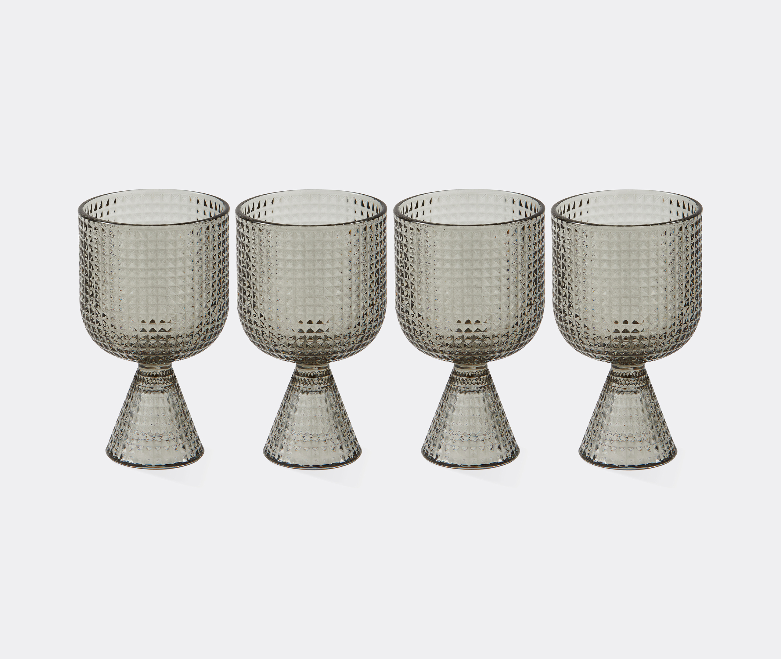 Polspotten Glassware Grey Uni In Gray