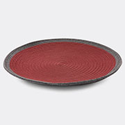 Cassina 'mboro' Placemat, Burgundy -  Table Linens Burgundy And Grey Uni