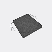 Serax 'august' Chair Cushion, Black -  Cushions Black Uni