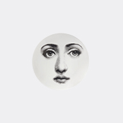 Fornasetti 'tema E Variazioni N.409' Round Box -  Organising Gold/black/white Uni