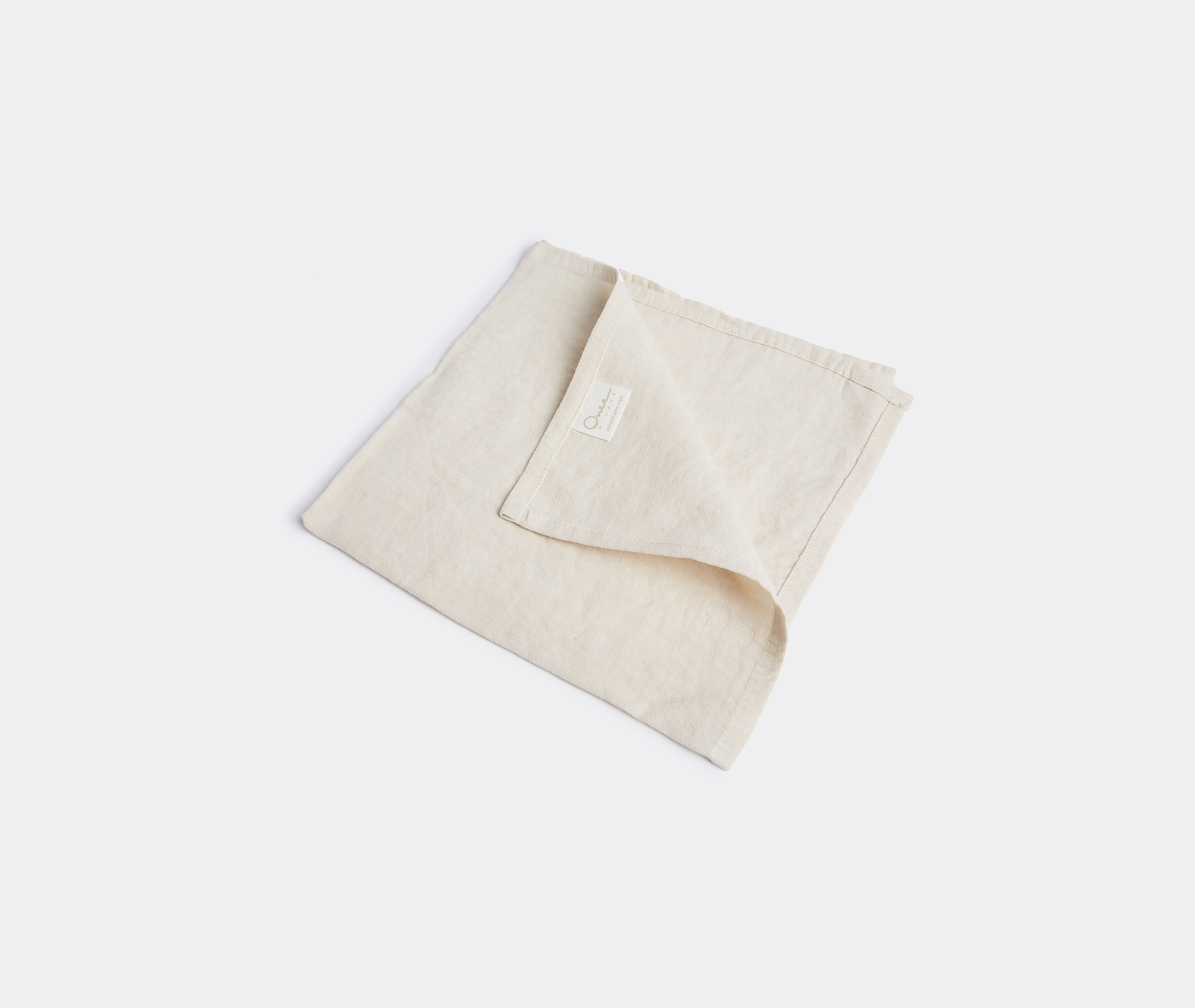 Once Milano Table Linens Cream Uni In Cream