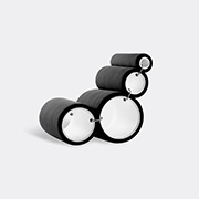 Cappellini 'tube Chair' -  Seating Black Uni