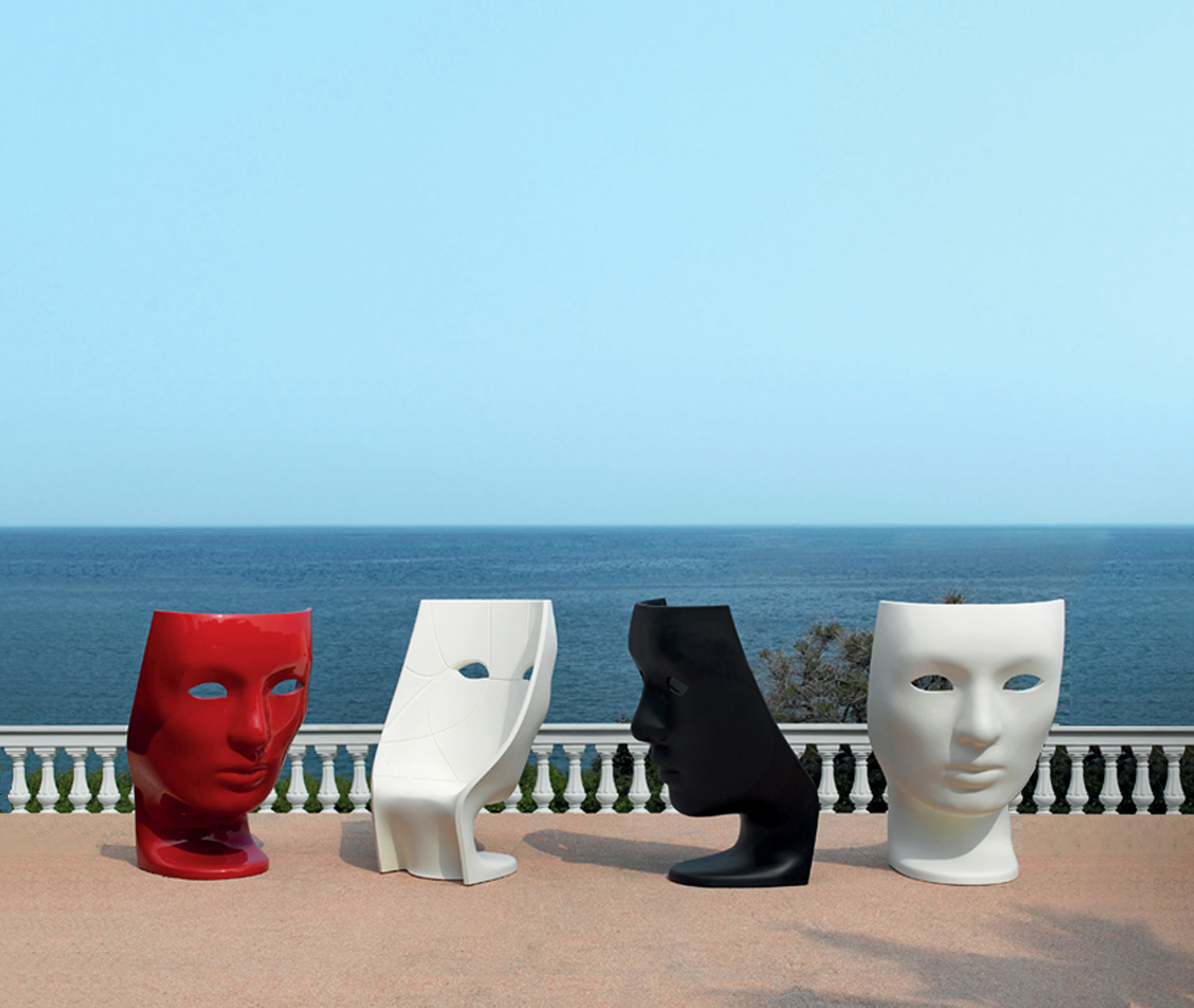 Driade Seating Red Uni In Red