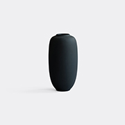 101 Copenhagen 'sunao' Vase, Black -  Vases Black Uni