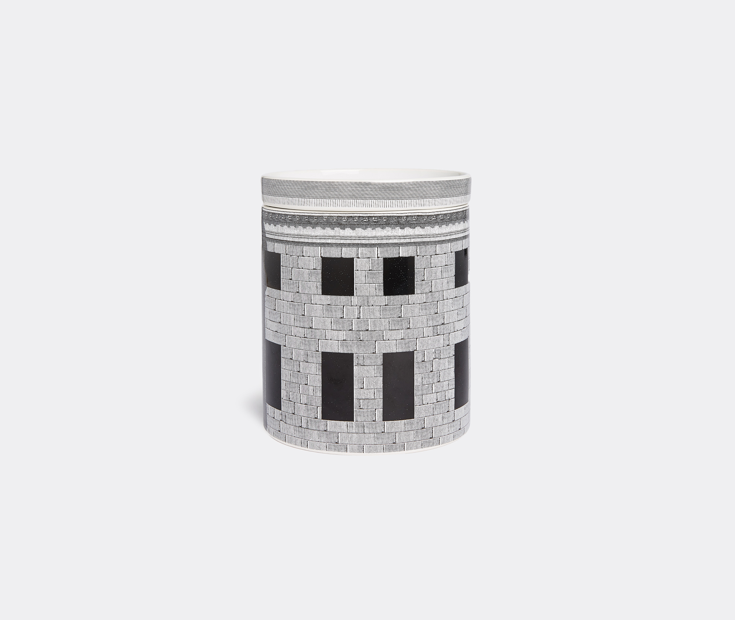 Shop Fornasetti Candlelight And Scents Black And White Uni