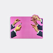 Seletti 'lipsticks' Placemat -  Table Linens Pink Uni