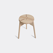 Zanat 'tattoo Eyes' Stool, Ash -  Seating White Uni