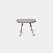 Zanat 'touch Pill' Stool, Maple -  Seating White Uni