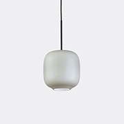 Cappellini 'arya' Hanging Lamp, Small, Grey, Uk Plug -  Lighting Grey Uni