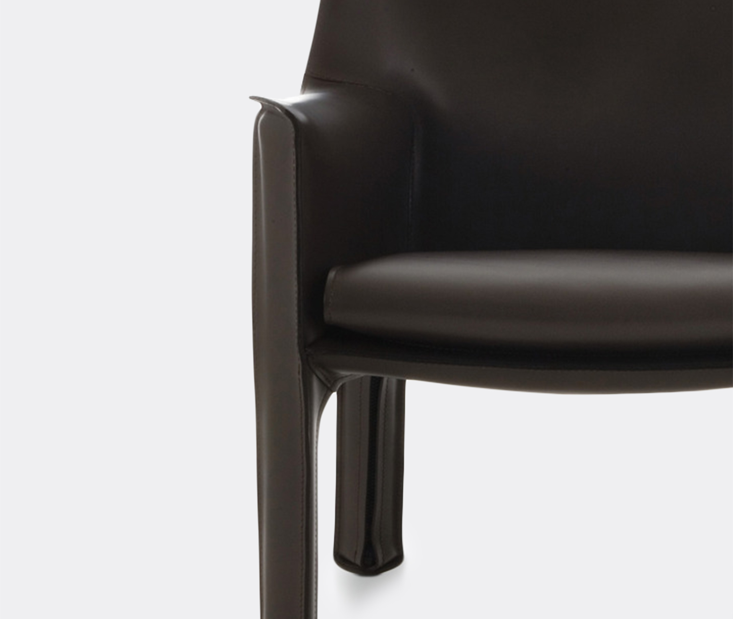 Cassina Seating Black Uni In Black