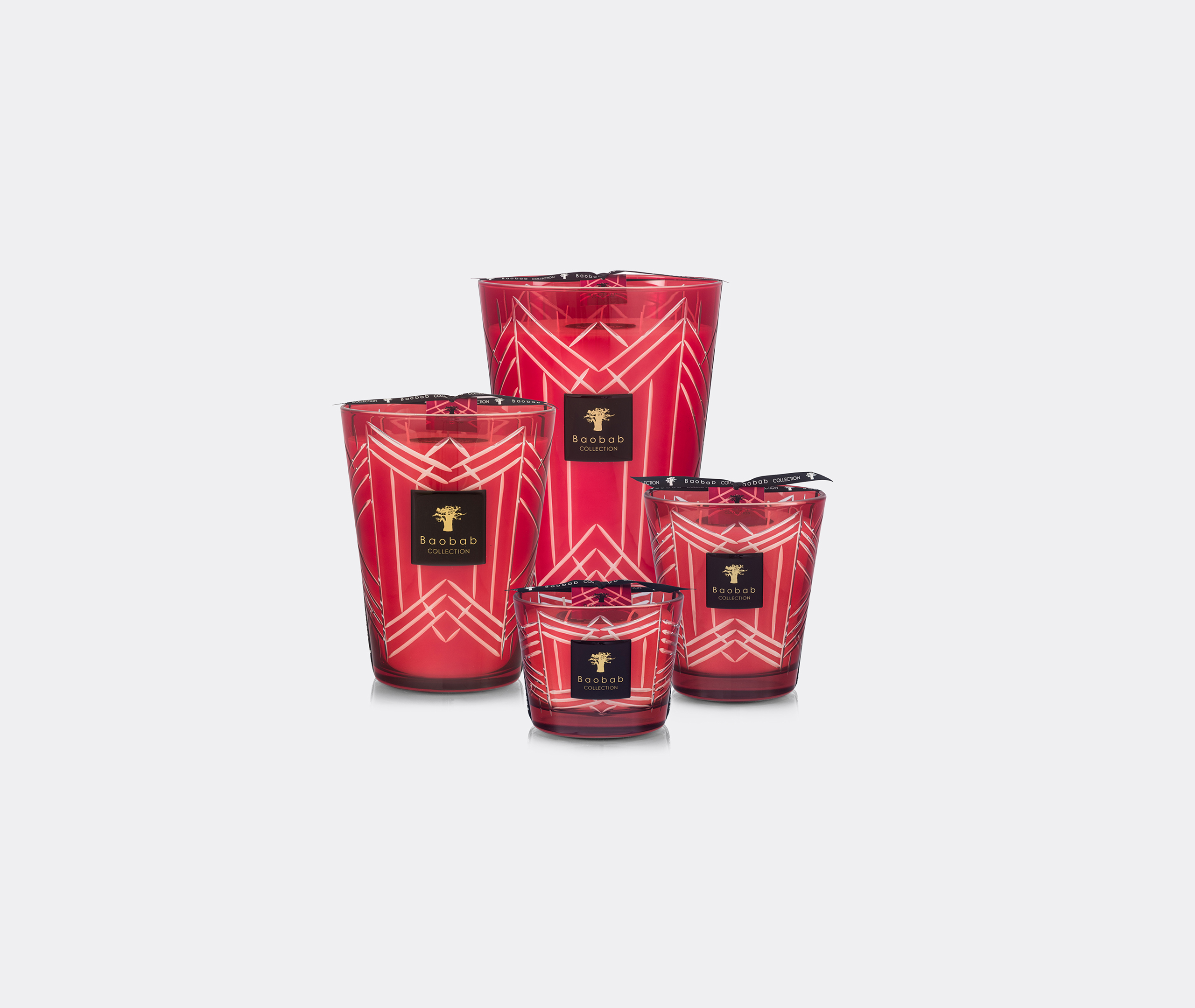 Baobab Collection Candlelight And Scents Red Uni In Red
