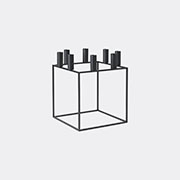 Audo Copenhagen 'kubus 8' Candleholder, Black -  Candlelight And Scents Black Uni