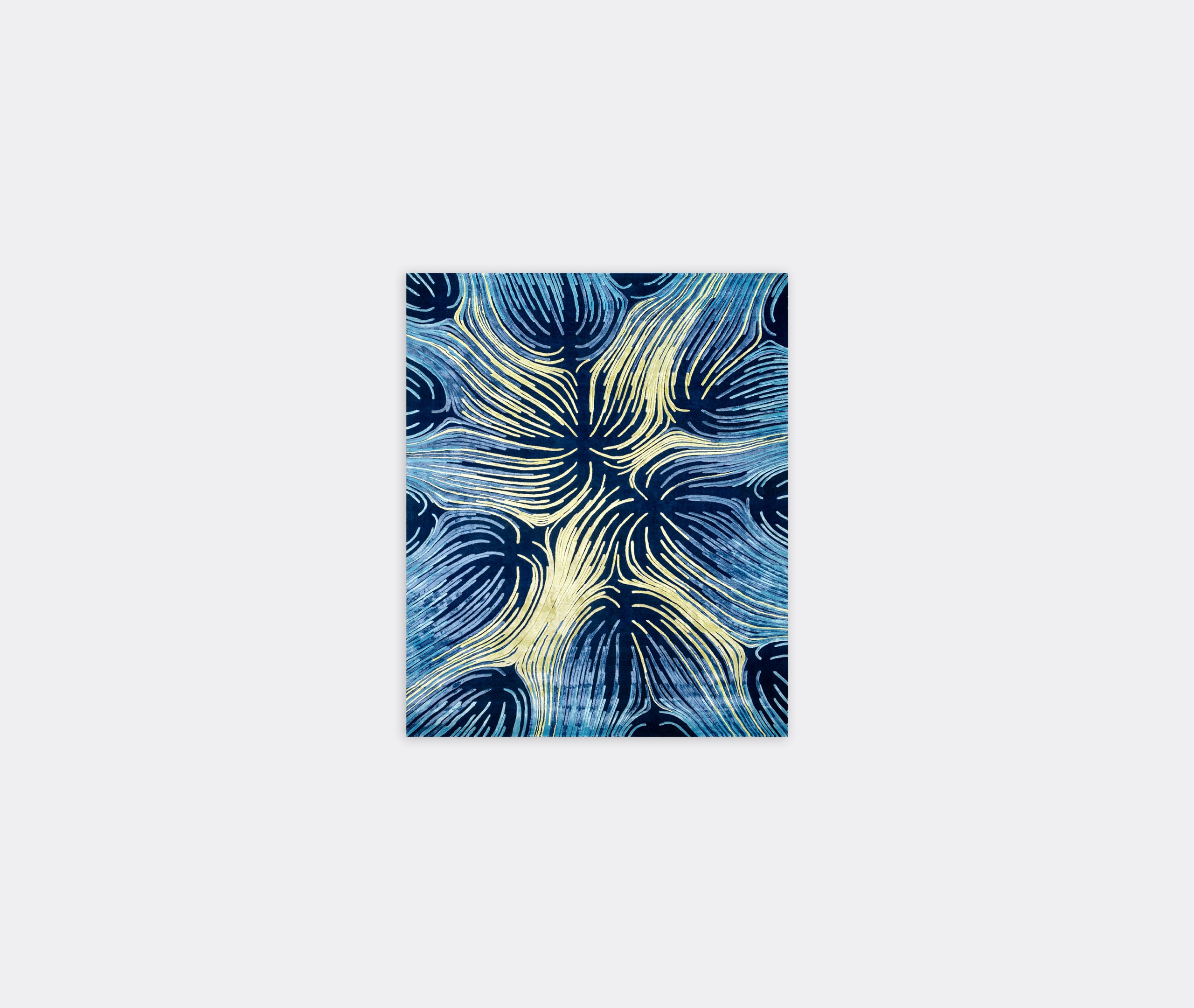 Illulian Rugs Blue Uni In Blue