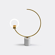 Chris Basias Studio Lighting White In White,gold