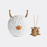 L'Objet 'monster' Incense Burner -  Candlelight And Scents White/gold Uni