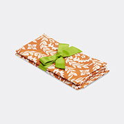 La Doublej Table Linens Orange Uni In Orange