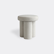 101 Copenhagen 'big Foot' Stool, Linen -  Seating White Uni