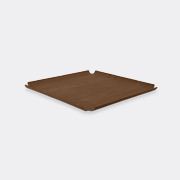XLBoom 'deck' Square Tray, Walnut -  Serving And Trays Walnut Uni