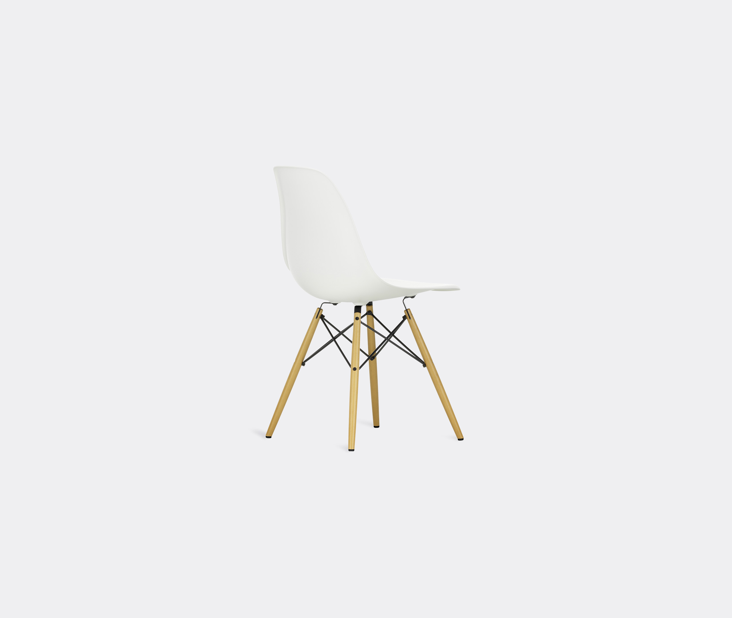 Vitra Seating White In White, Maple, Black