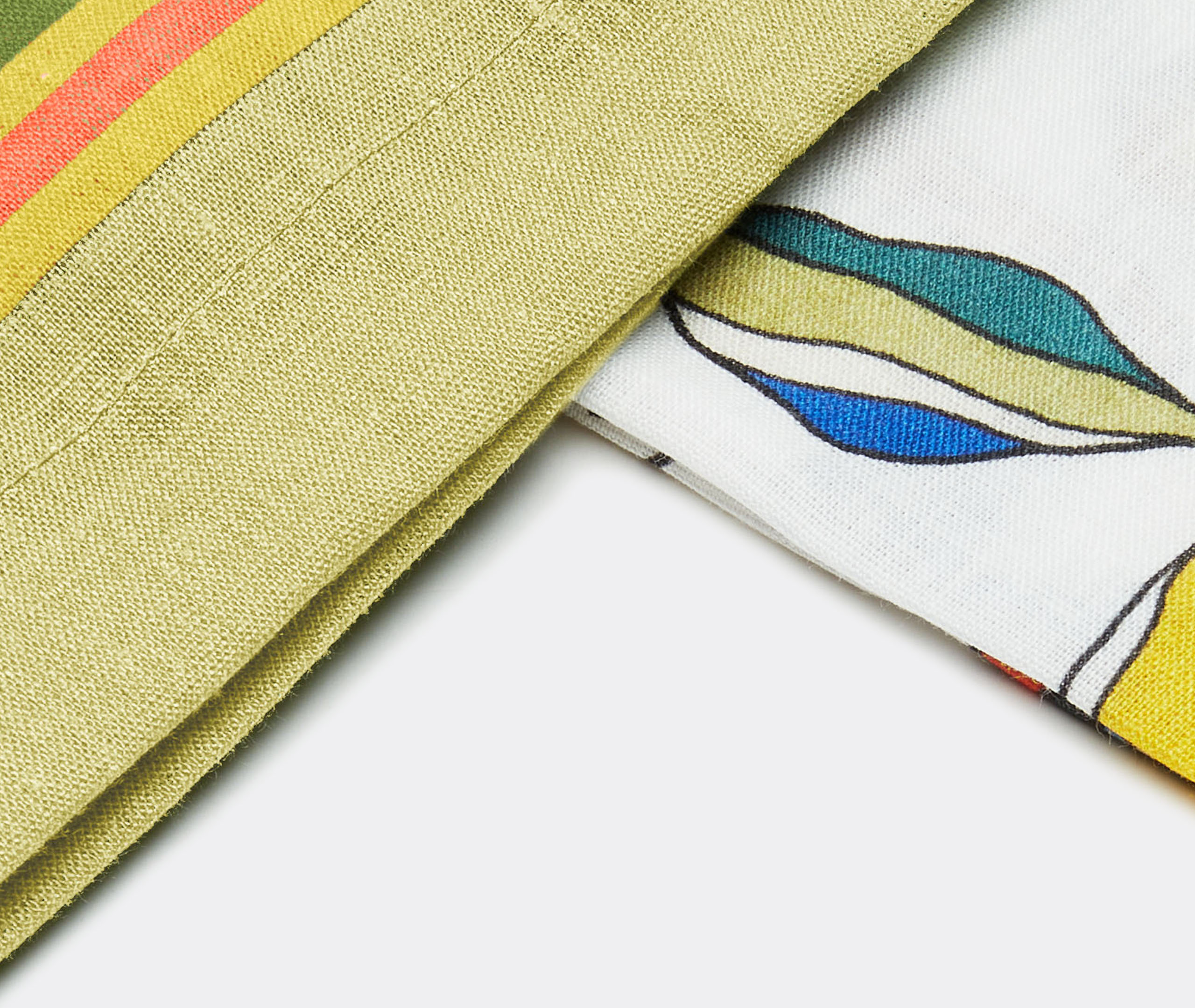La Doublej Table Linens Multicolour Uni In Multicolor