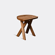 Zanat 'touch Half Moon' Stool, Oak -  Seating Light Brown Uni
