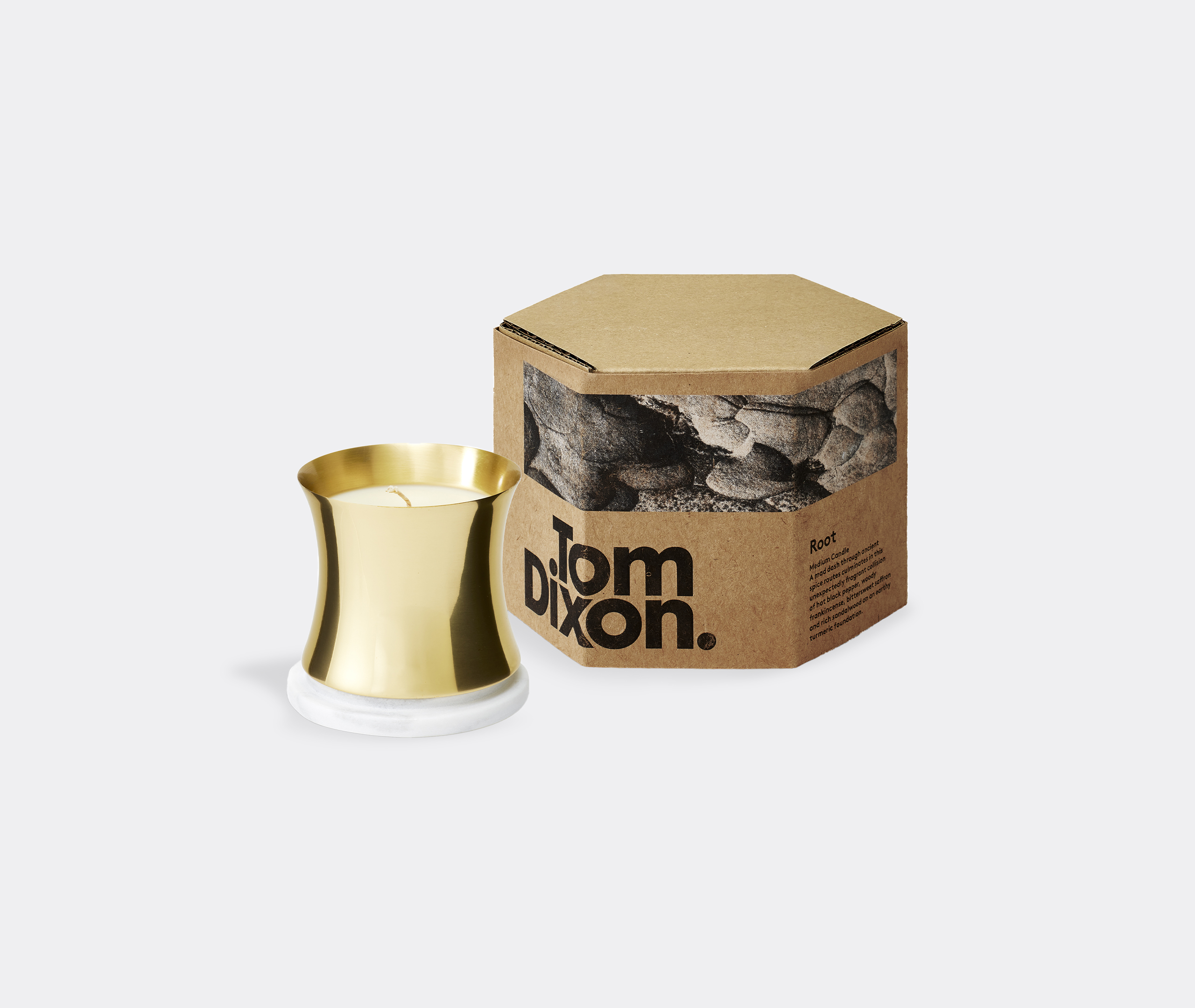 Tom Dixon Candlelight And Scents Brass Uni In Brass
