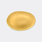 Bitossi Home 'oro E Argento' Oval Platter, Gold -  Serving And Trays Gold Uni