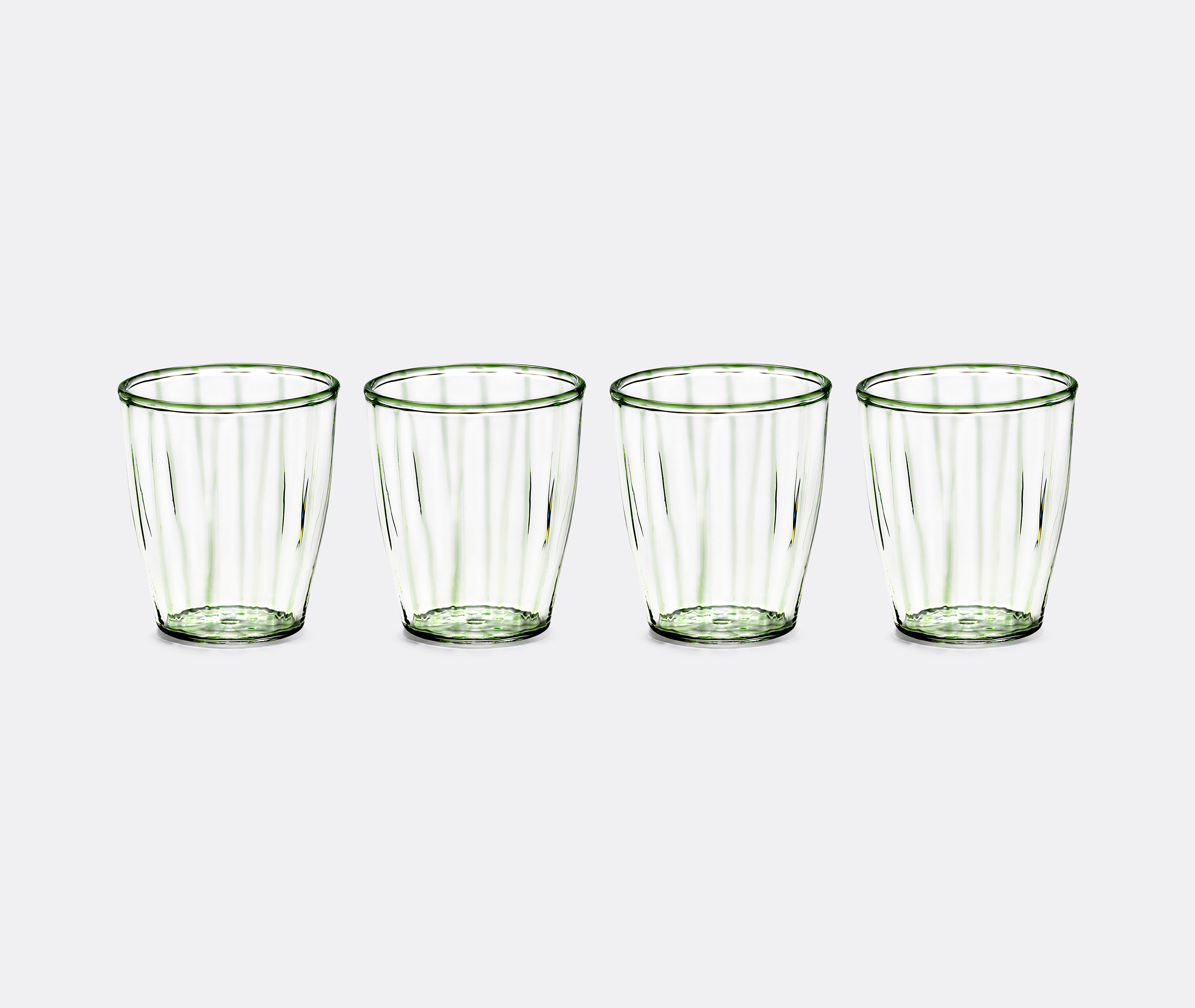 Serax Glassware Green Uni In Green