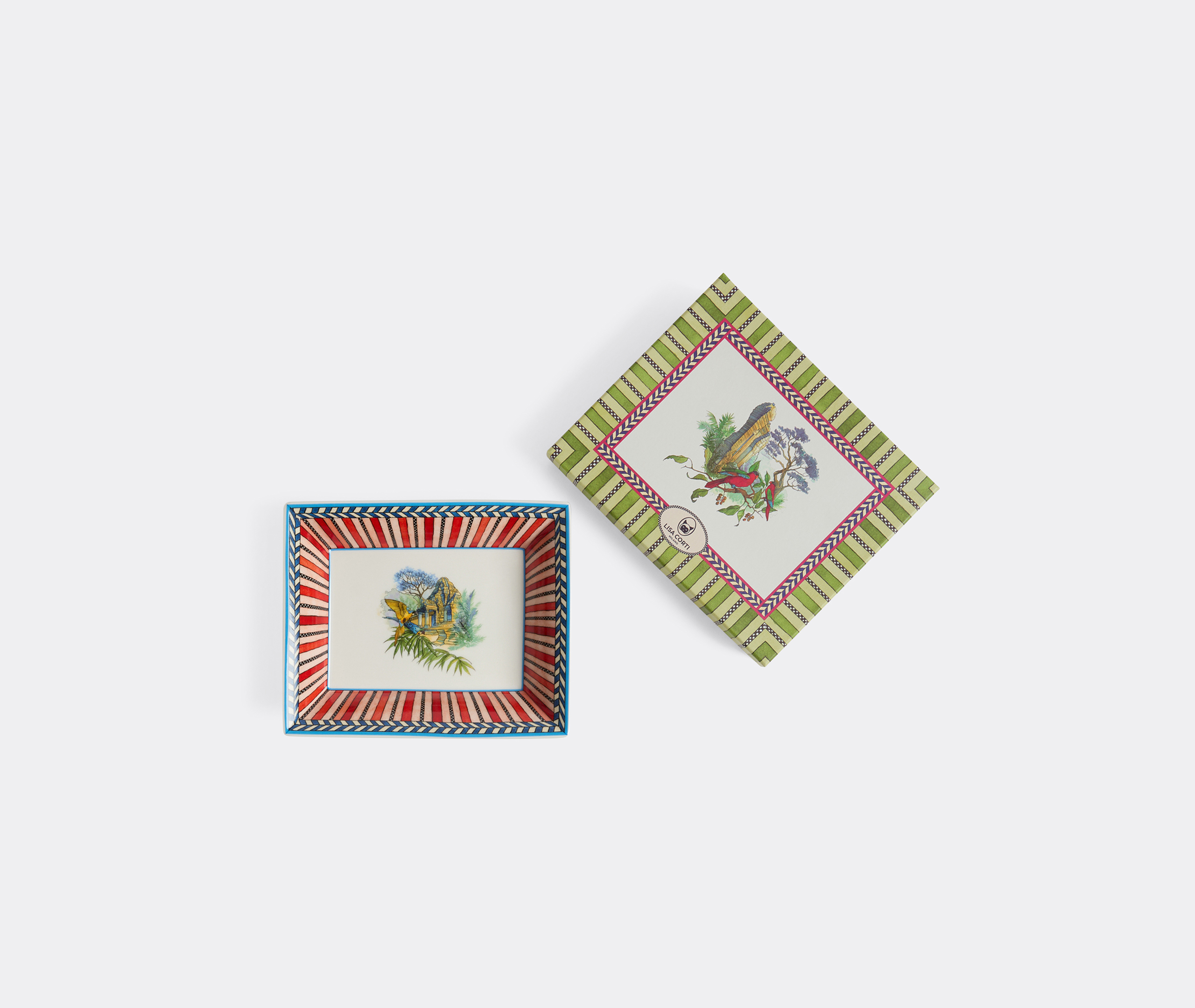 Lisa Corti Decorative Objects Red Uni In Multi