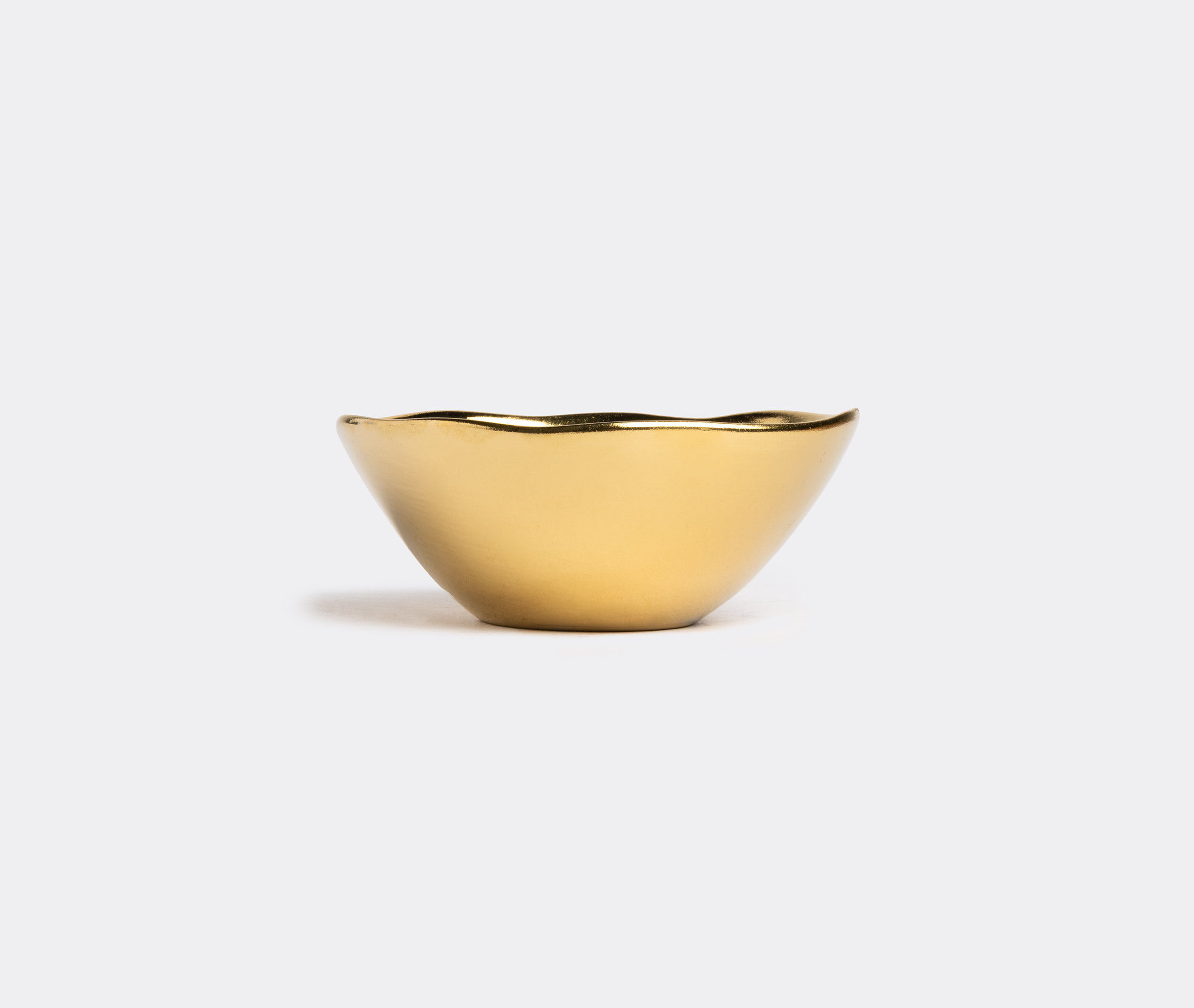 Bitossi Home Tableware Gold Irregular Edge 2 In Gold Irregular Edge