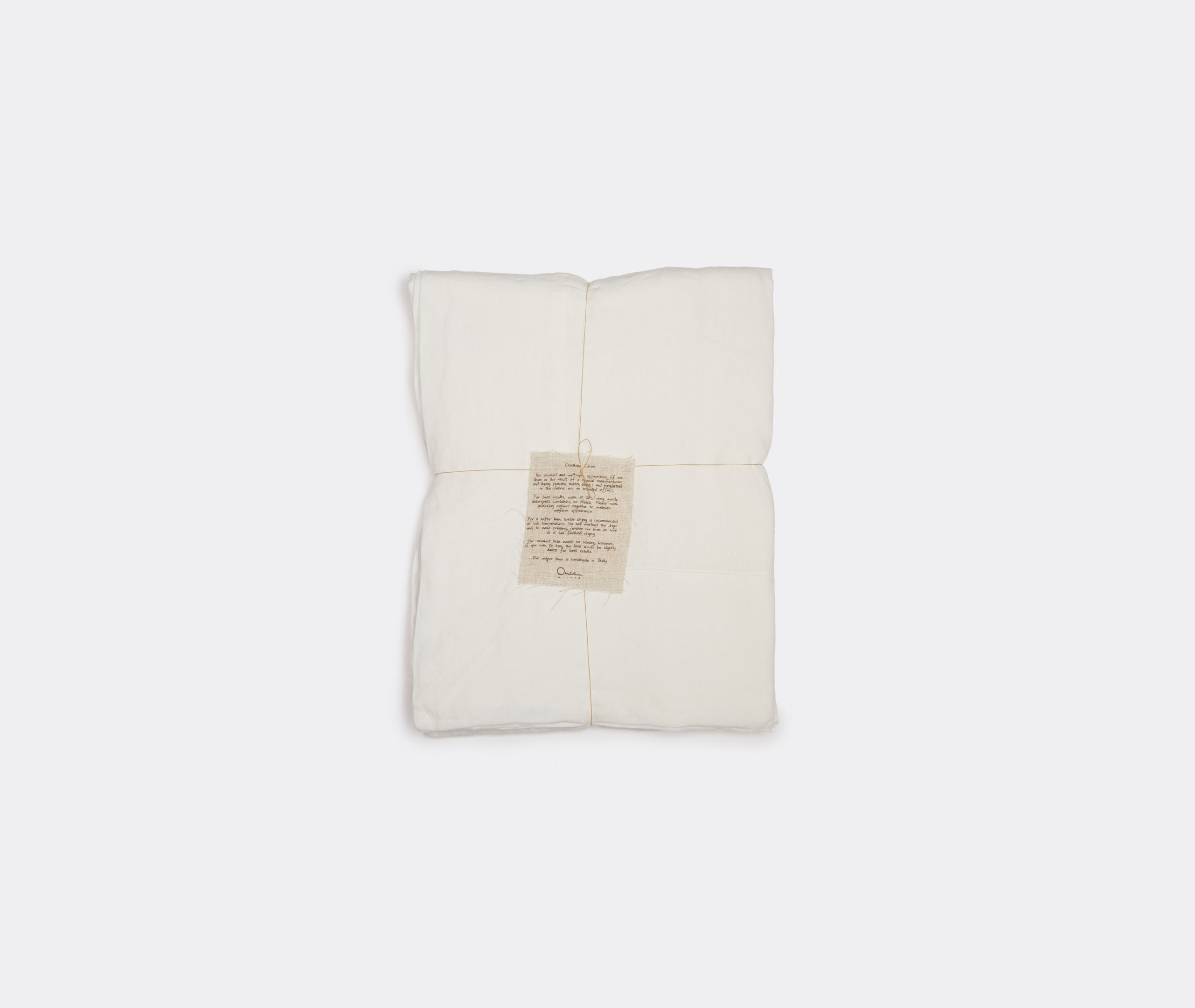 Once Milano Table Linens White Uni In White