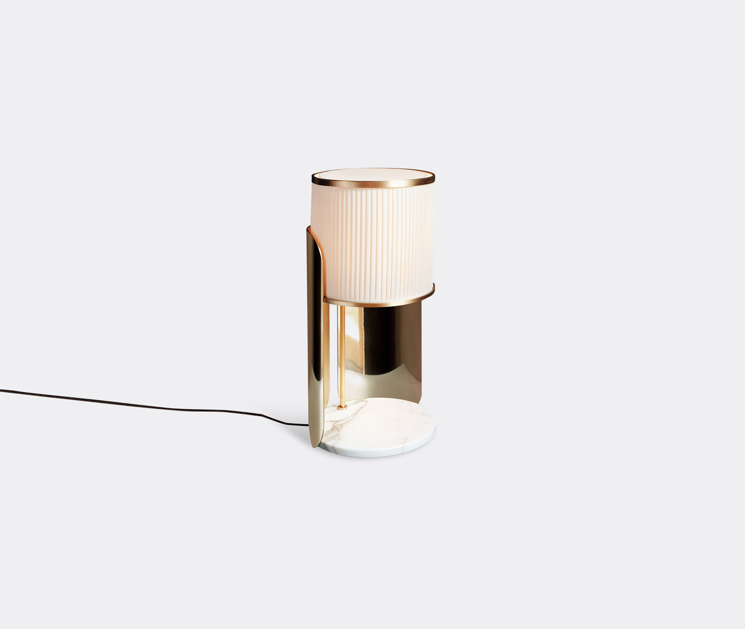 Marta Sala Éditions Lighting Polish Brass Uni In Polish Brass