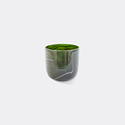 POLSPOTTEN 'marbled Glass' Vase, Small, Green -  Vases Green Uni