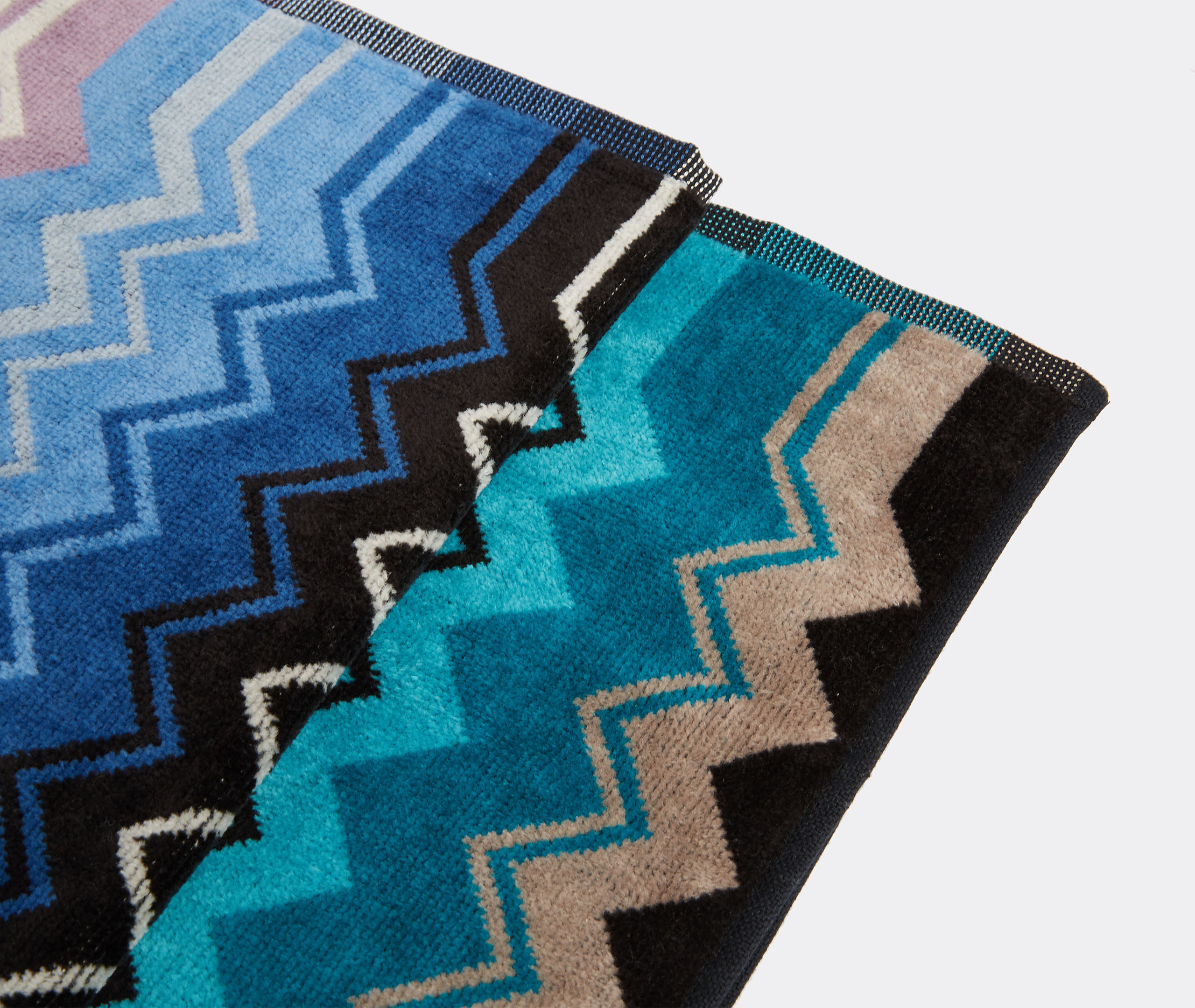 Missoni Bath Linens Blue Multicolor Uni In Blue Multicolor