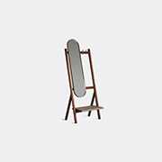 Poltrona Frau 'ren' Standing Mirror -  Mirrors And Clocks Taupe Uni