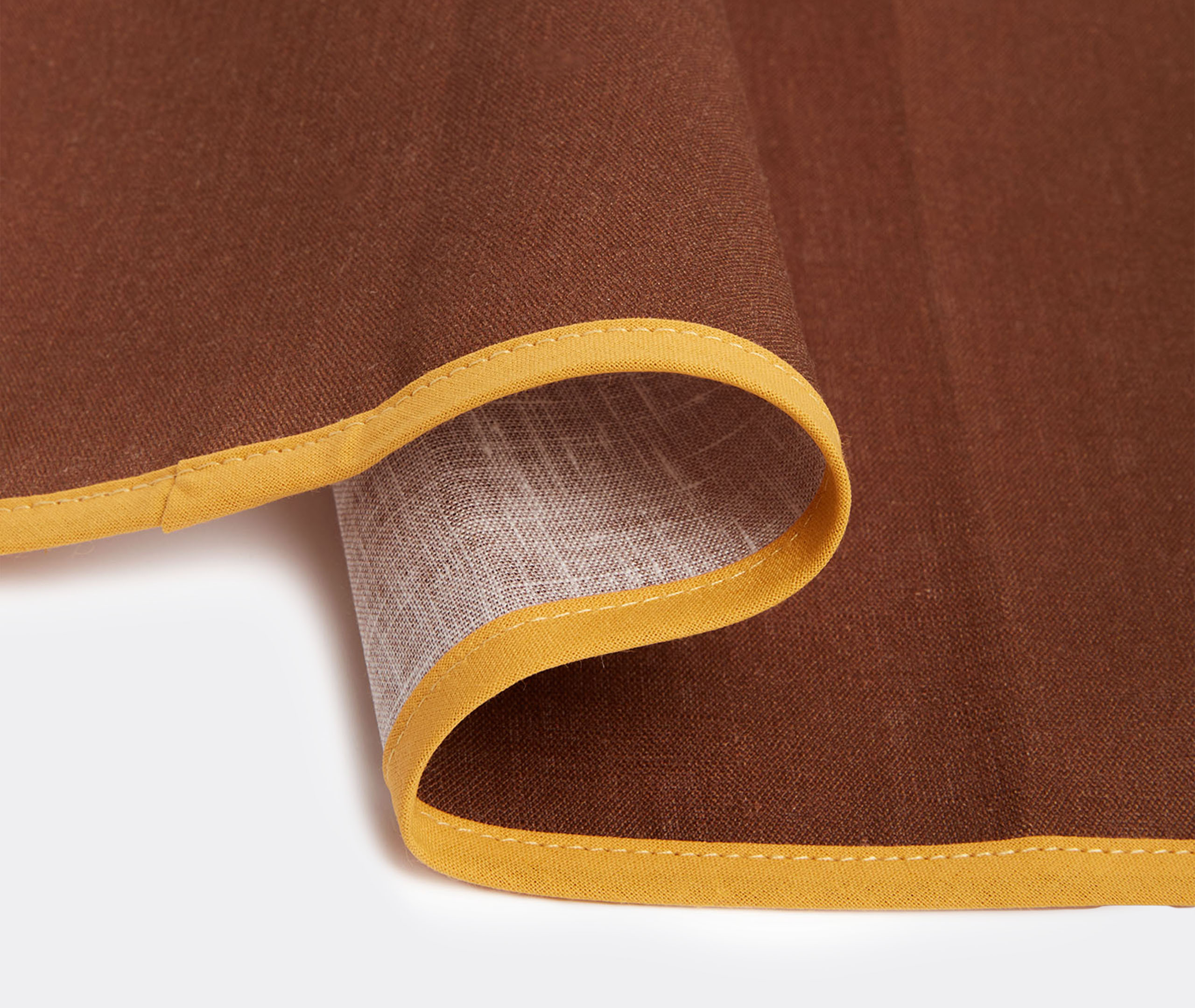 La Doublej Table Linens Brown Uni In Brown