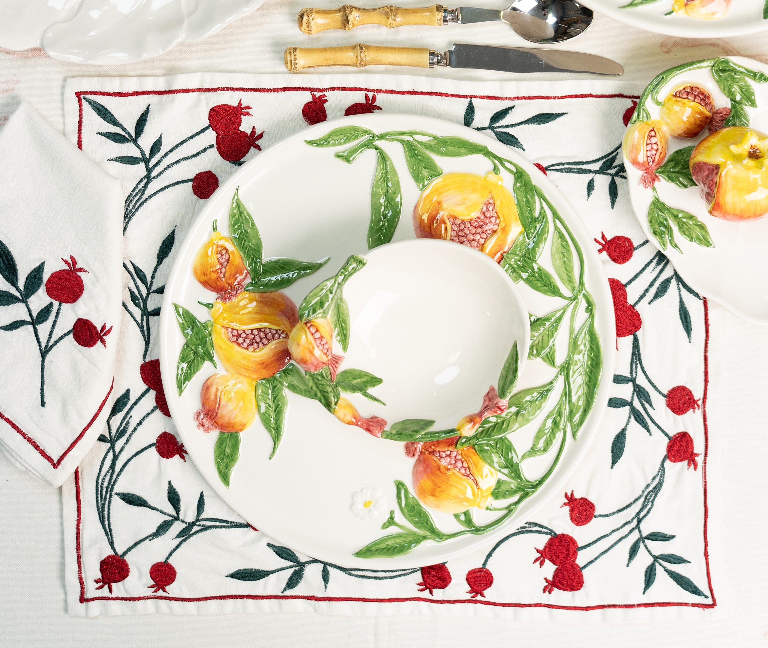 Les-ottomans Tableware Multicolor Uni In Multi