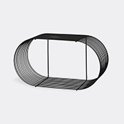 AYTM 'curva' Shelf, Black -  Room Organising Black Uni