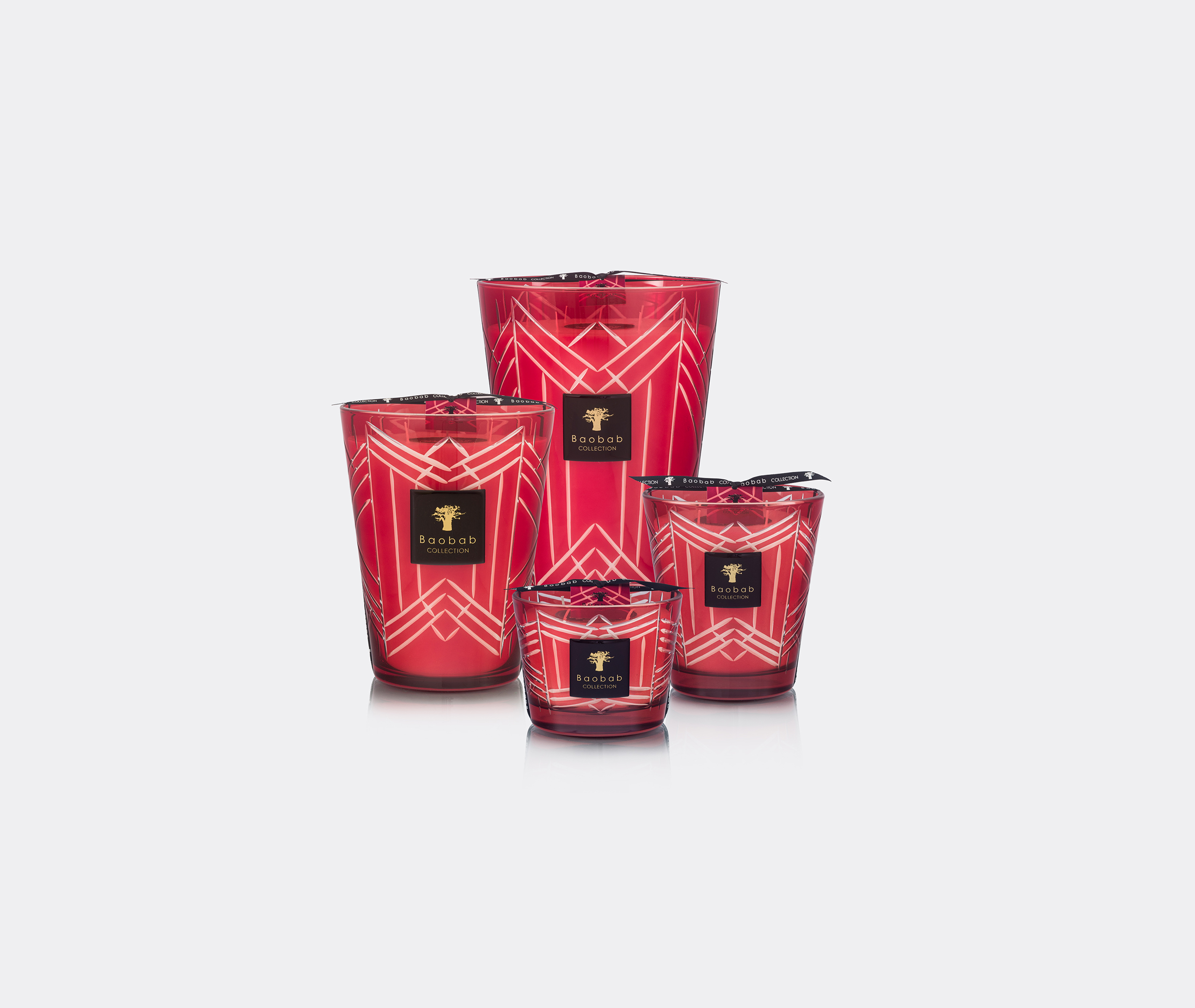 Baobab Collection Candlelight And Scents Red Uni In Red