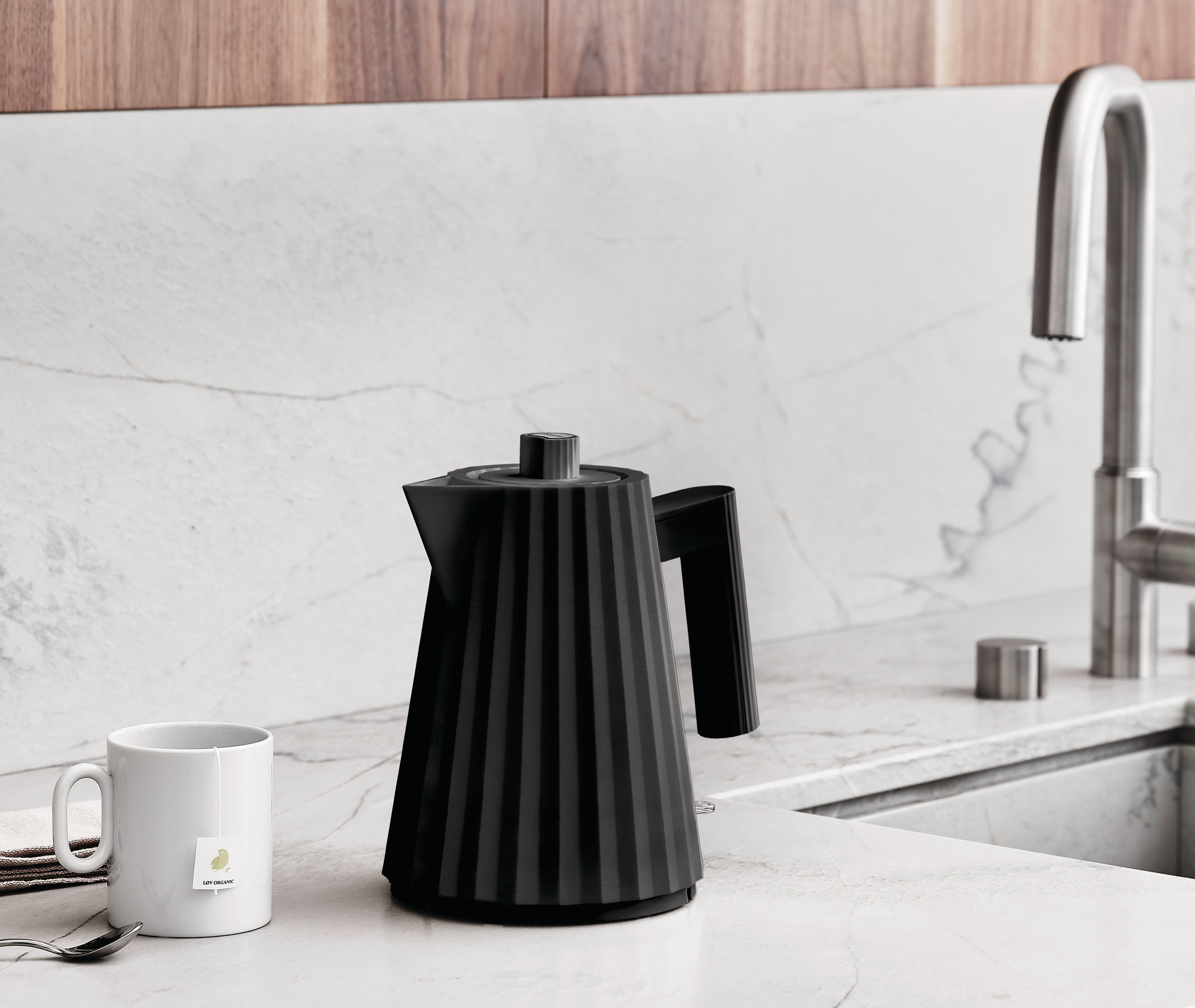 Alessi Kitchen And Tools Black Uni In Black