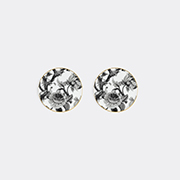 Simone Guidarelli Home 'secret Garden' Coaster, Set Of Two, Black And White -  Barware Multicolour Uni