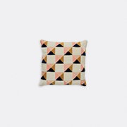 Christina Lundsteen 'bonnie' Cushion, Rose, Barley And Dark Blue -   Multicolour Uni