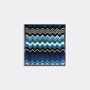 Missoni 'giacomo' Face Towel, Set Of Six, Blue Multicolor -  Bath Linens Blue Uni