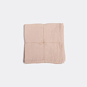 Once Milano Napkins, Set Of Four, Pink -  Table Linens Pale Pink Uni