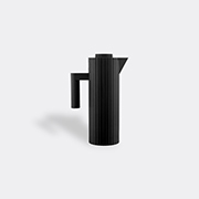 Alessi 'plissé' Thermo Insulated Jug, Black -  Tea And Coffee Black Uni